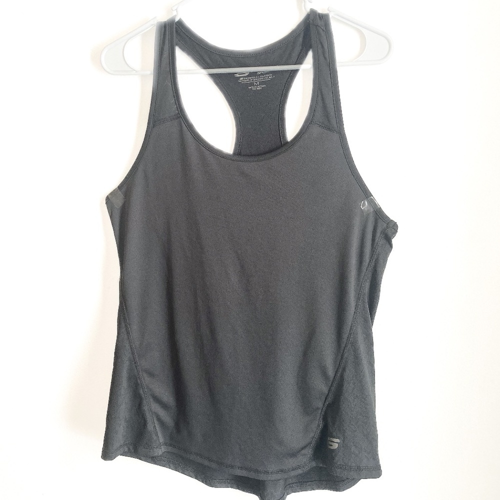 Women's Skechers Athletic Workout Tank Top Size Medium Gray